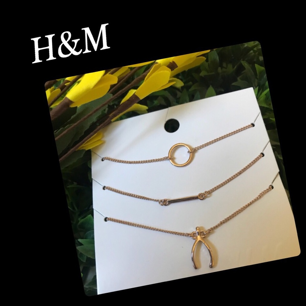 🍩3/$25 H&M wishbone bracelet set - Picture 2 of 5
